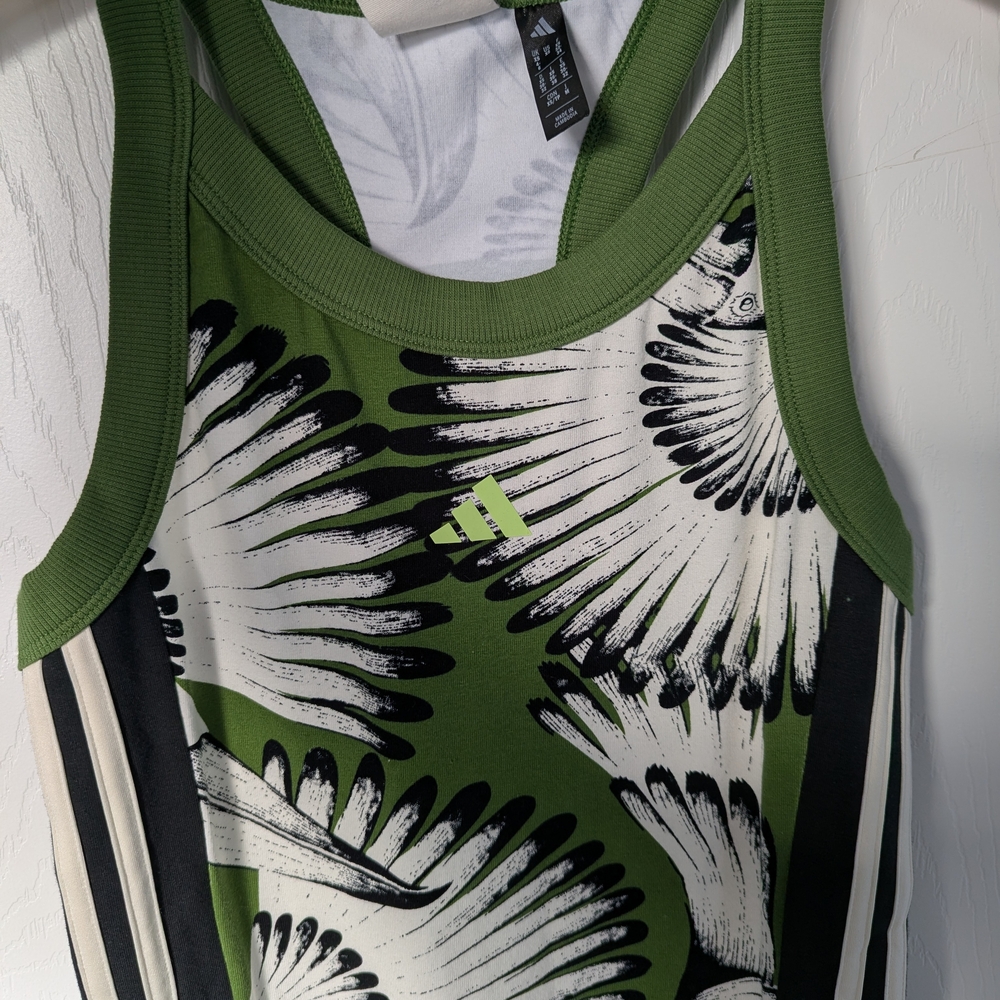 Green Patterned Women's Dress - Picture 6 of 6